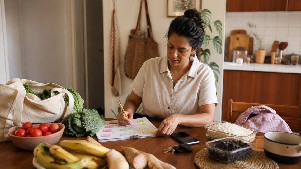 Como organizar o planejamento de refeições quando cada dia da semana da errado