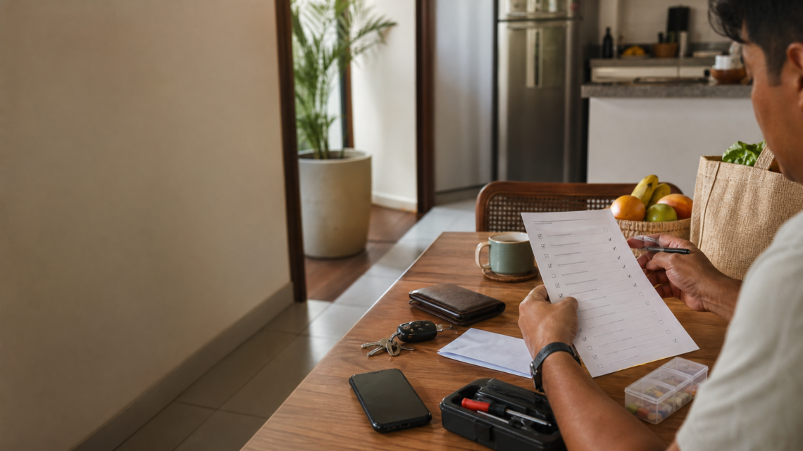 A checklist semanal que evita que as coisas importantes virem problema