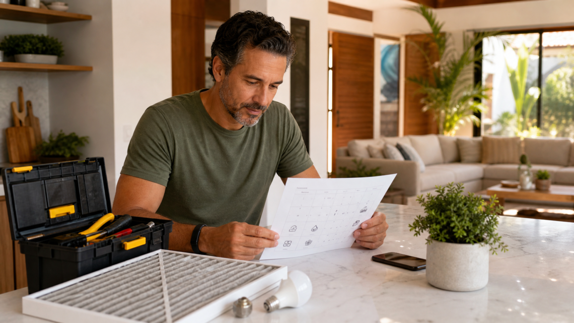 Como lembrar manutencoes da casa sem depender da sorte