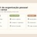 Checklist de organização pessoal que não cansa: o que olhar todo dia, toda semana e todo mês