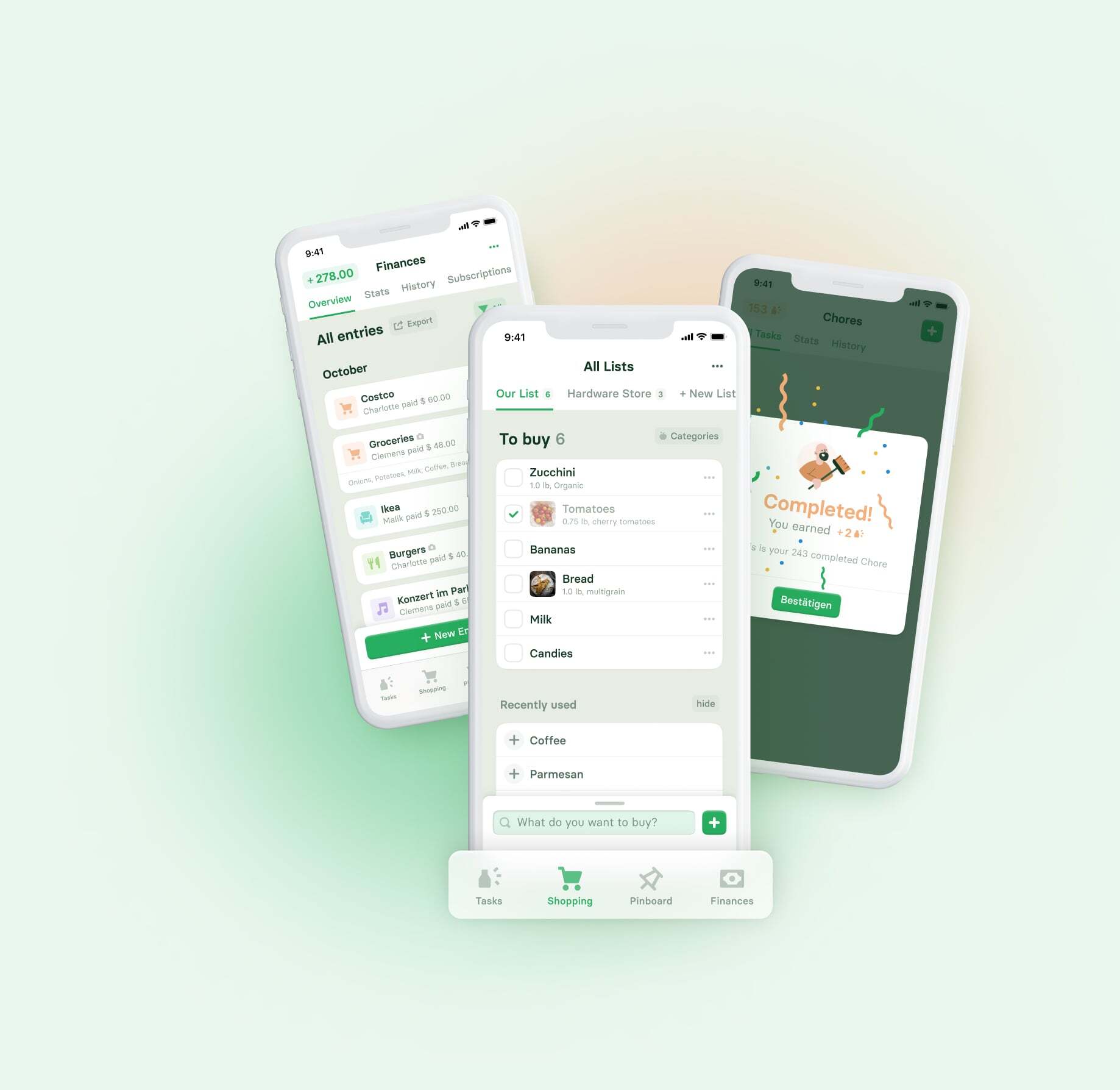 Imagem oficial do Flatastic com visão de tarefas e organização da casa compartilhada.