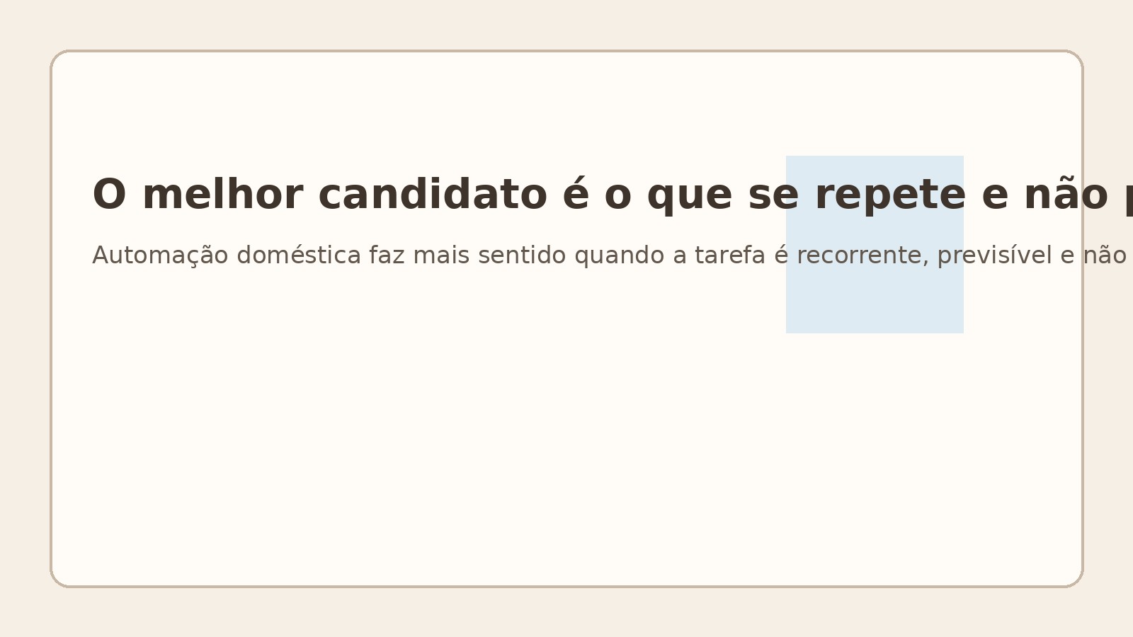 O melhor candidato é o que se repete e não pede decisão nova