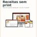 Capa editorial do Sem Caos sobre apps para guardar receitas da família e da internet sem viver de print.