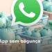 Card do Sem Caos com o título WhatsApp sem bagunça para post sobre organizar fotos, PDFs e arquivos do aplicativo.