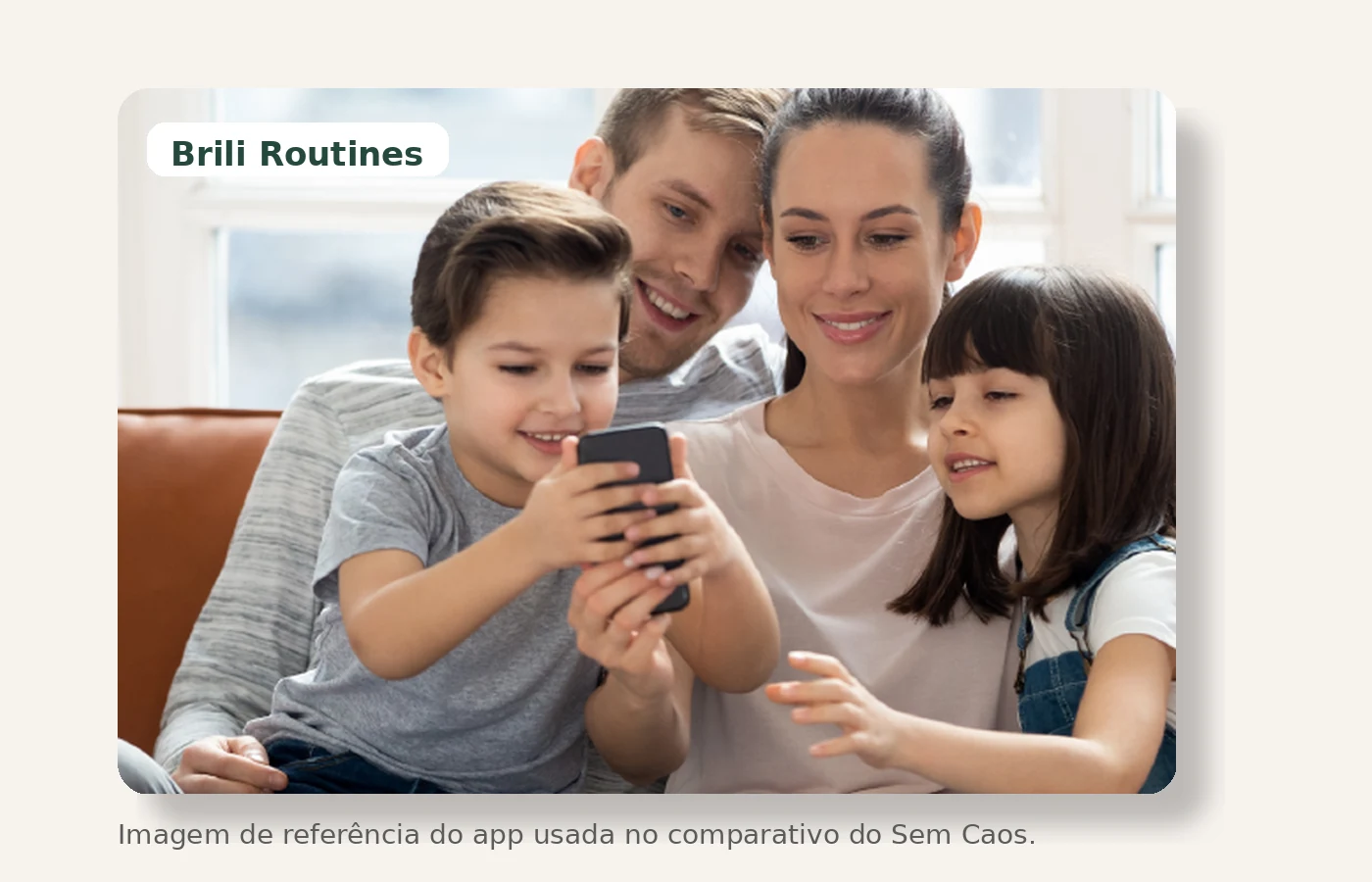 Imagem de referência do Brili Routines, app de rotina visual com timers e pistas visuais para crianças.