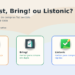 Card comparando SoftList, Bring! e Listonic para escolher um app de lista de compras conforme a rotina da casa.