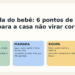Capa do post do Sem Caos com pontos de apoio para organizar a chegada do bebê.