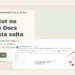 Capa do Sem Caos sobre checklist no Google Docs para organizar roteiro, viagem e pendências com contexto.