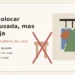 Ilustração do Sem Caos mostrando alternativas para guardar roupa usada sem virar a cadeira do caos.