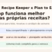 Card do Sem Caos comparando AnyList, Recipe Keeper e Plan to Eat para planejar refeições com receitas próprias.