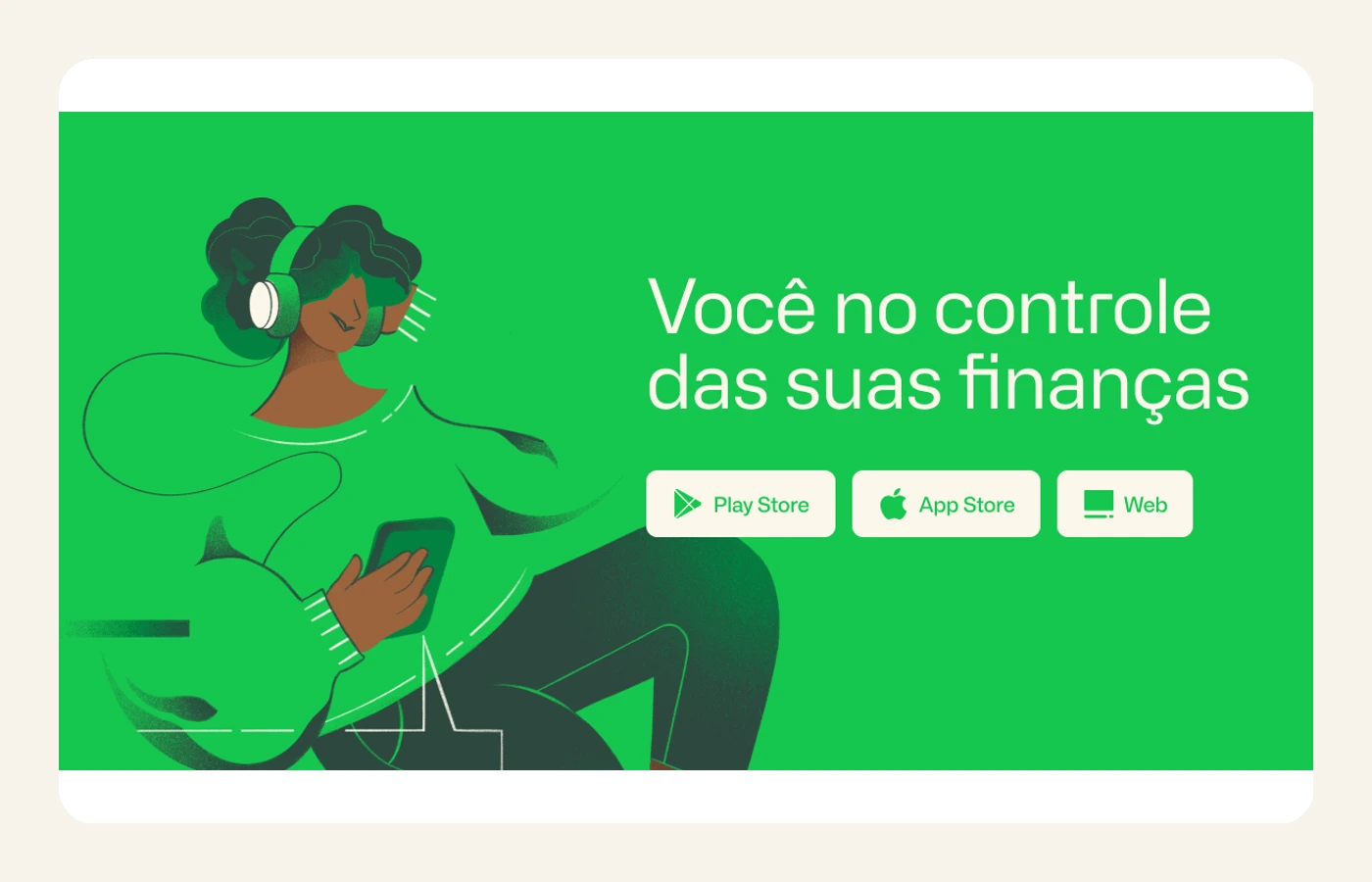 Dashboard oficial do Organizze com categorias, gráficos e controle de contas.