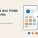 Card editorial sobre backup automático de fotos da família em Google Fotos, iCloud e OneDrive.