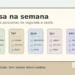 Lista de tarefas domésticas de segunda a sexta sem mutirão